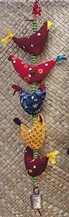 Tilonia® Bell Totas - Flock of Tiny Birds (6 Feet)