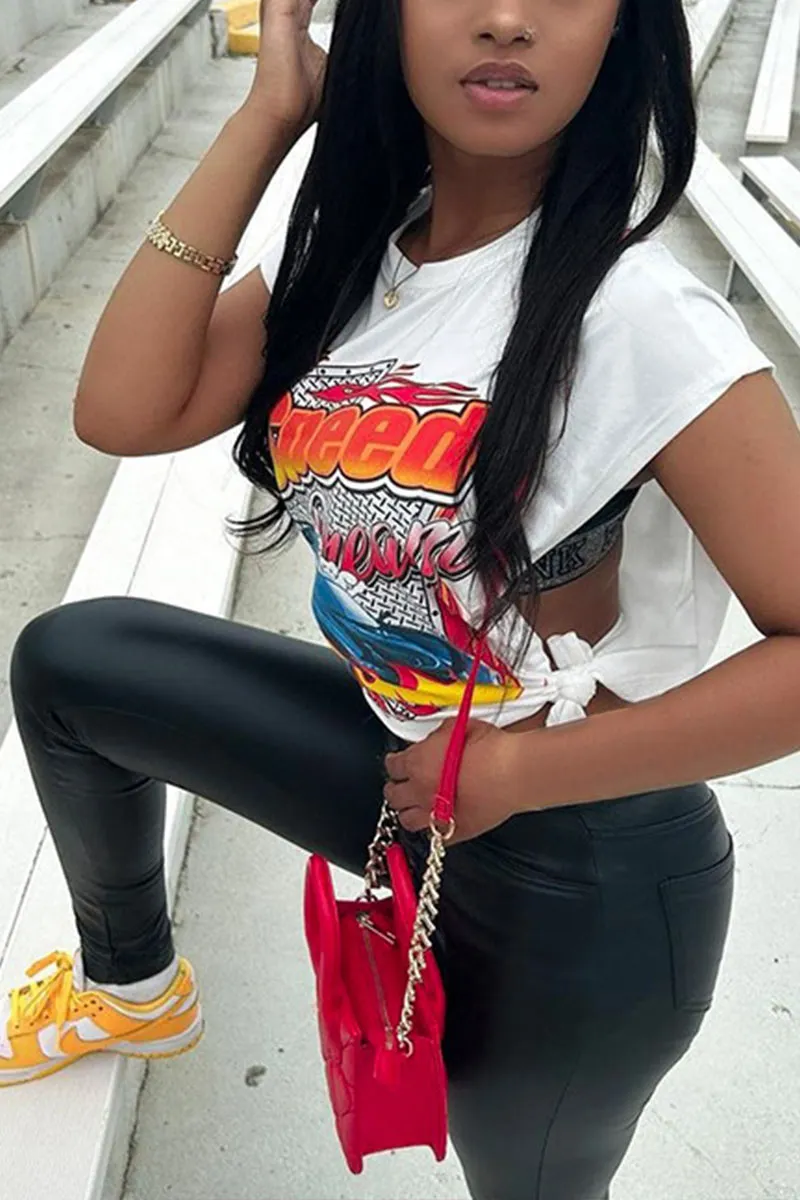 TN0302 Sleeveless Graphic Shirt