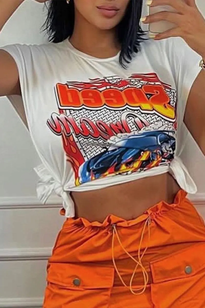 TN0302 Sleeveless Graphic Shirt