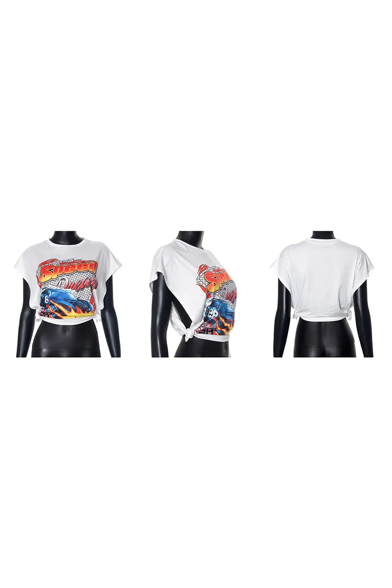 TN0302 Sleeveless Graphic Shirt