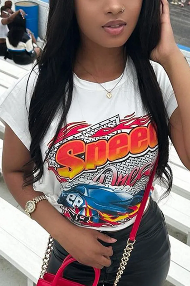 TN0302 Sleeveless Graphic Shirt
