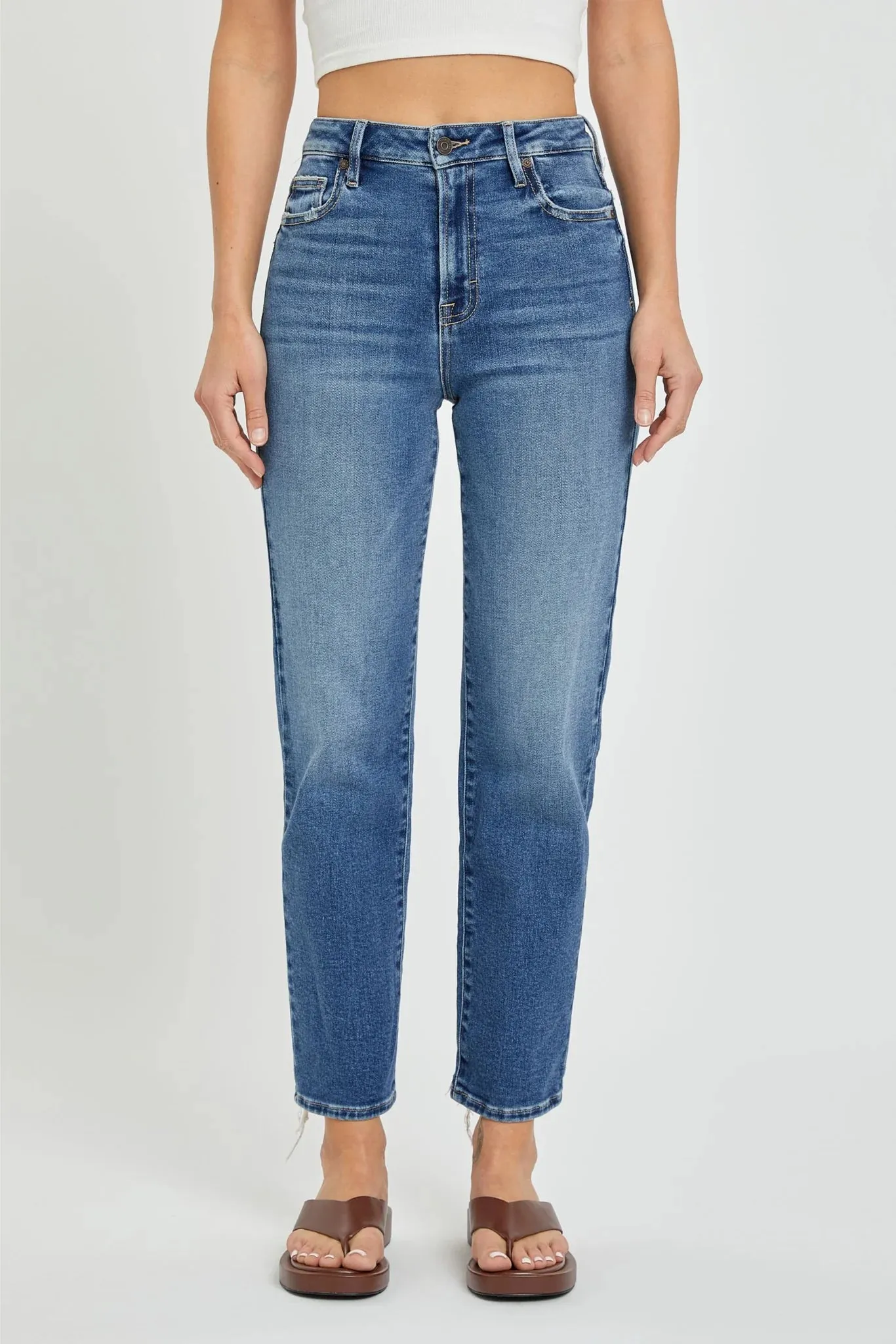 TRACEY HIGH RISE STRAIGHT 28" INSEAM