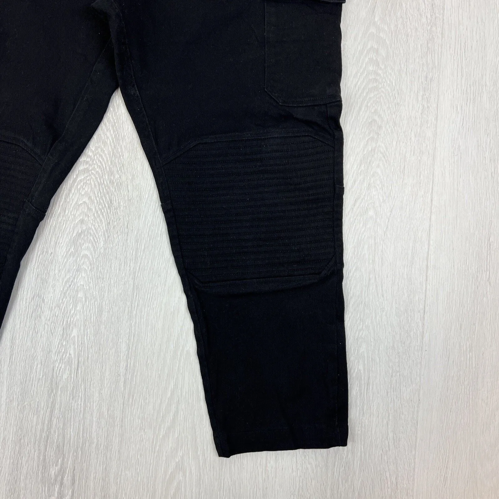 Traders 308 Mens Black Cargo Work Pants Size 107 cm
