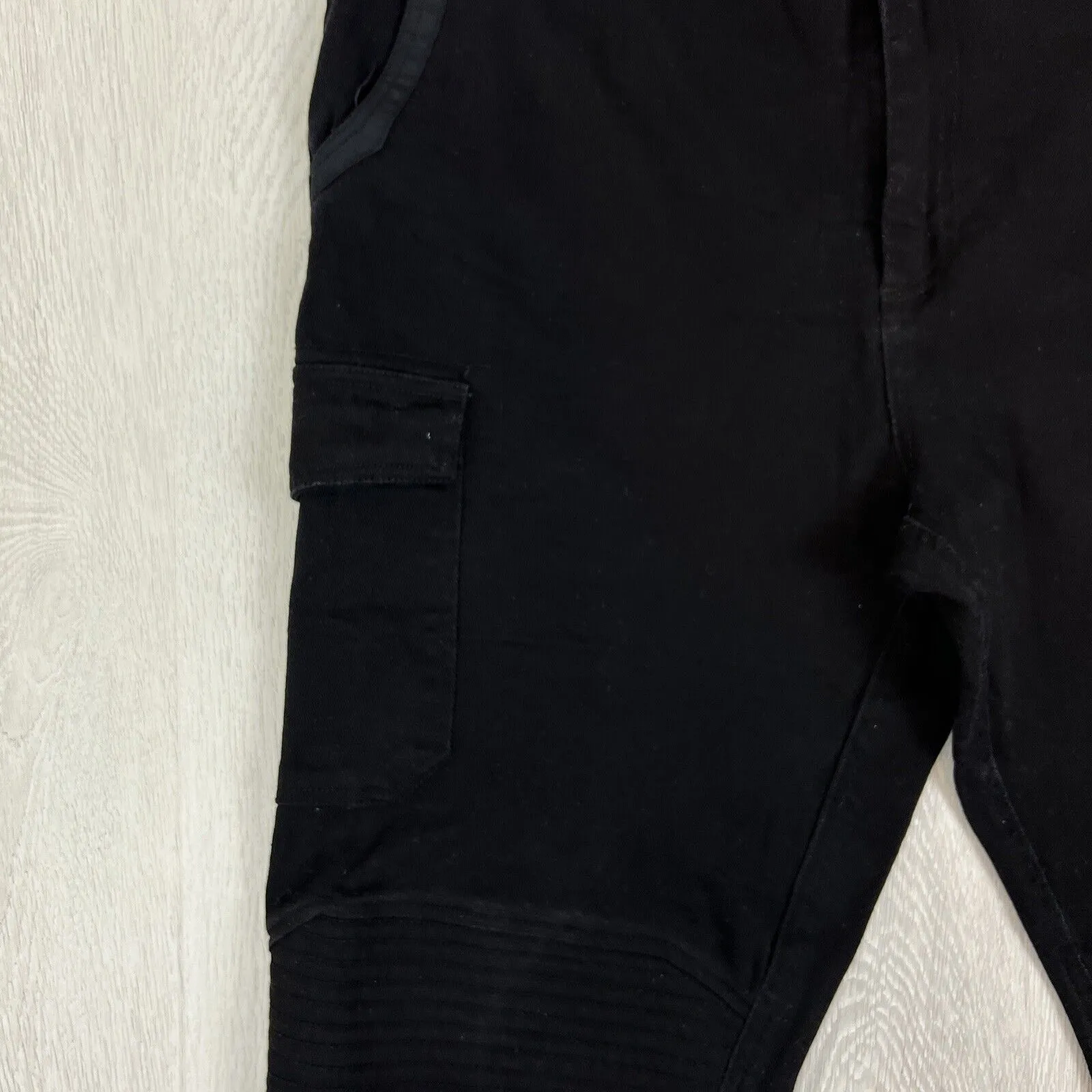 Traders 308 Mens Black Cargo Work Pants Size 107 cm