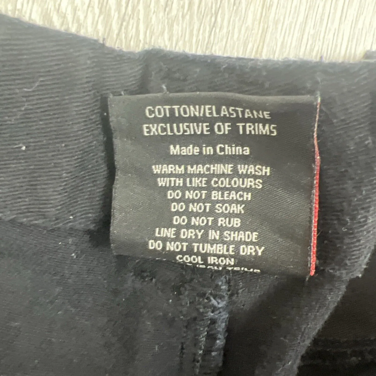 Traders 308 Mens Black Cargo Work Pants Size 107 cm