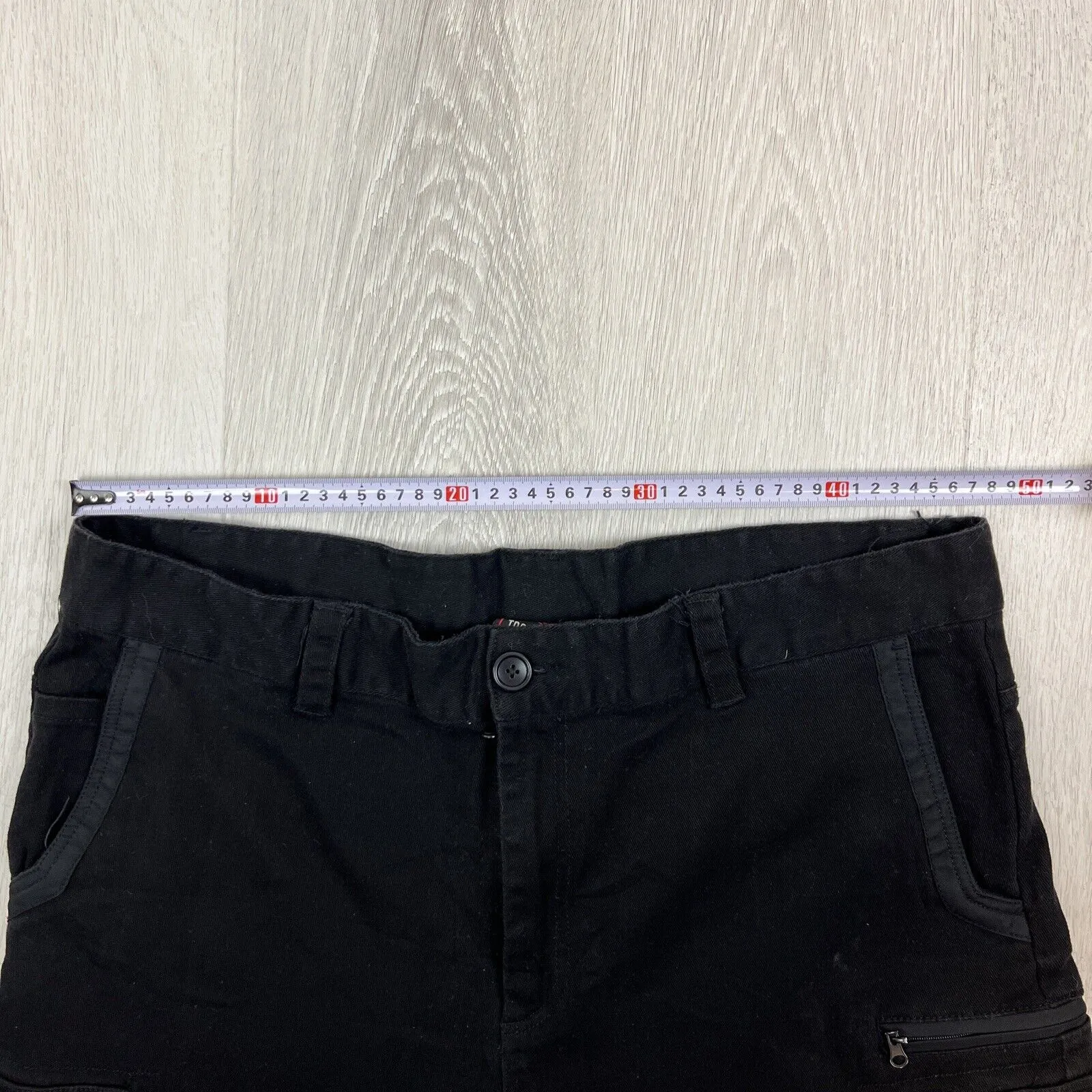 Traders 308 Mens Black Cargo Work Pants Size 107 cm