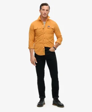 Trailsman Relaxed Fit Corduroy Shirt in Orange