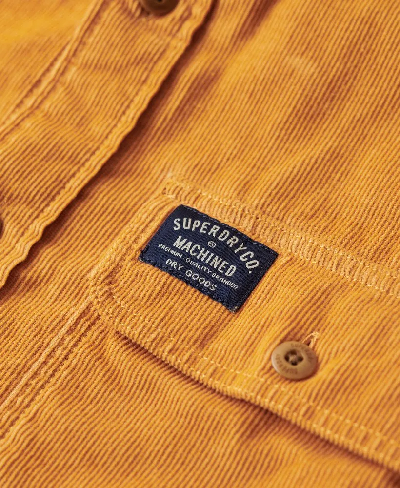 Trailsman Relaxed Fit Corduroy Shirt in Orange
