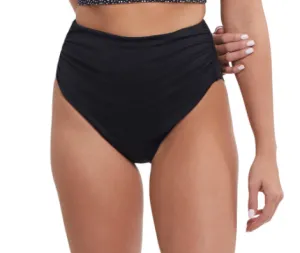 Tribal Black High Waisted Bikini Bottoms