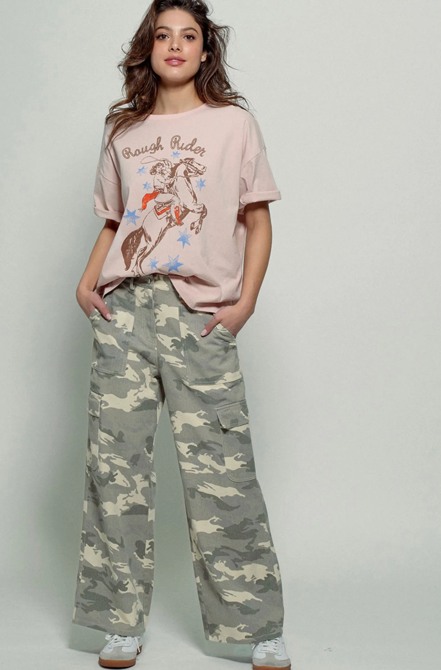 Trina Camo Cargo Pants