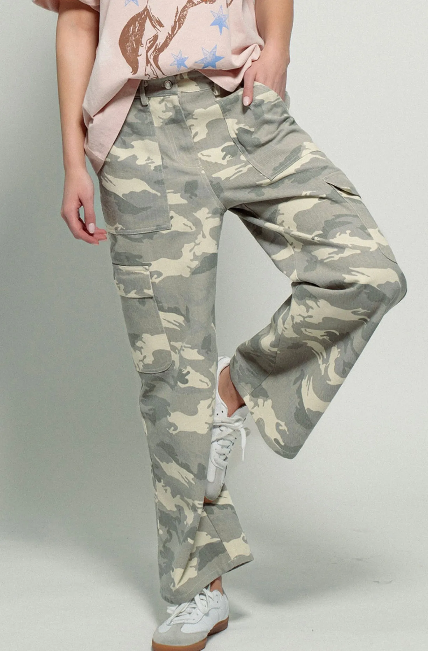 Trina Camo Cargo Pants