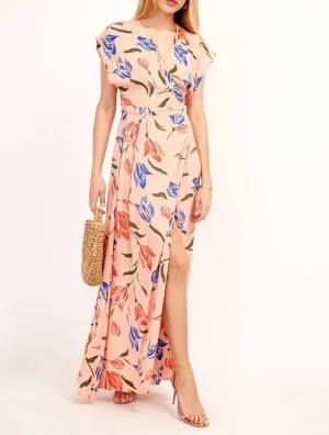 Tulip Wrap Maxi Dress