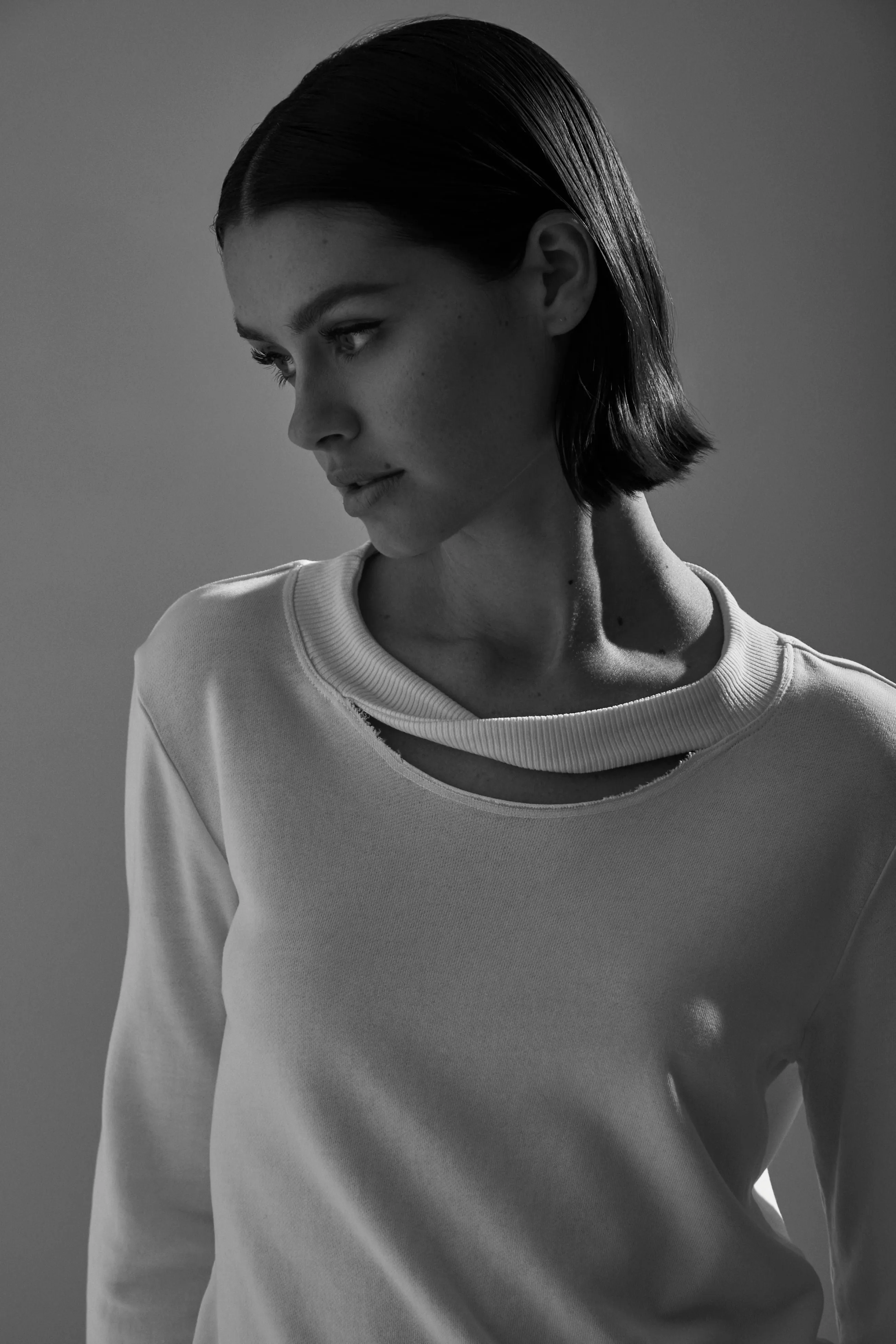 Twist Neck Pullover