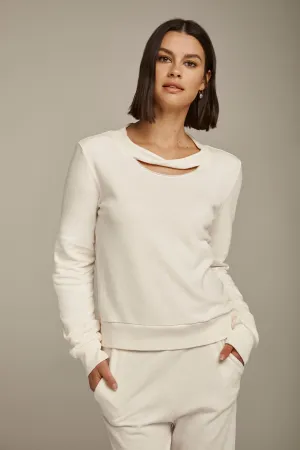 Twist Neck Pullover