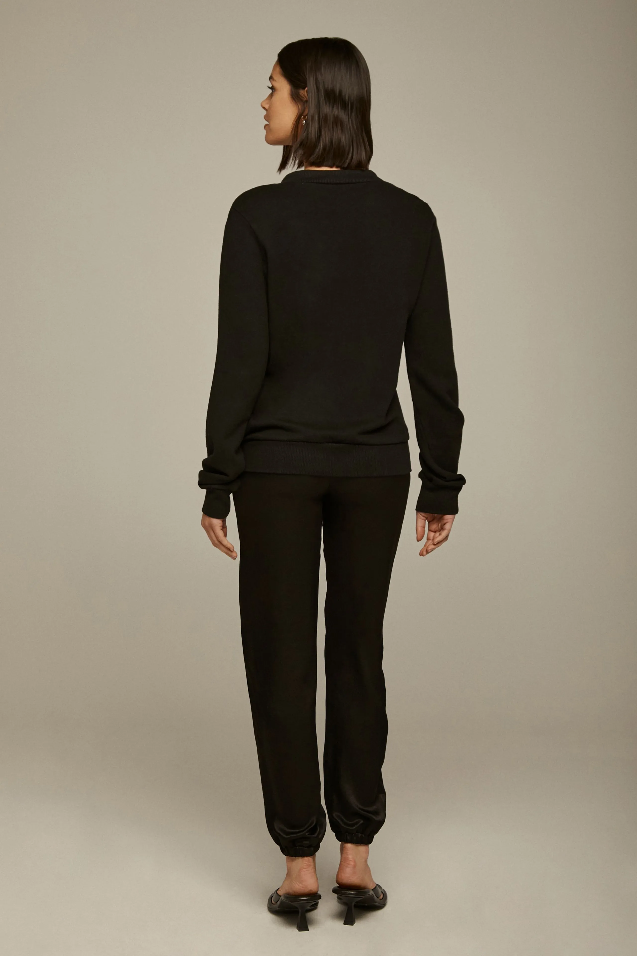 Twist Neck Pullover