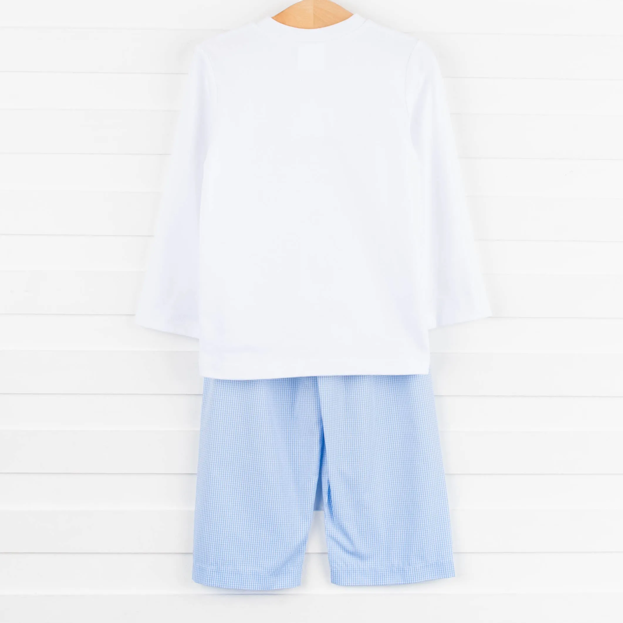 Two Hearts Pant Set, Blue