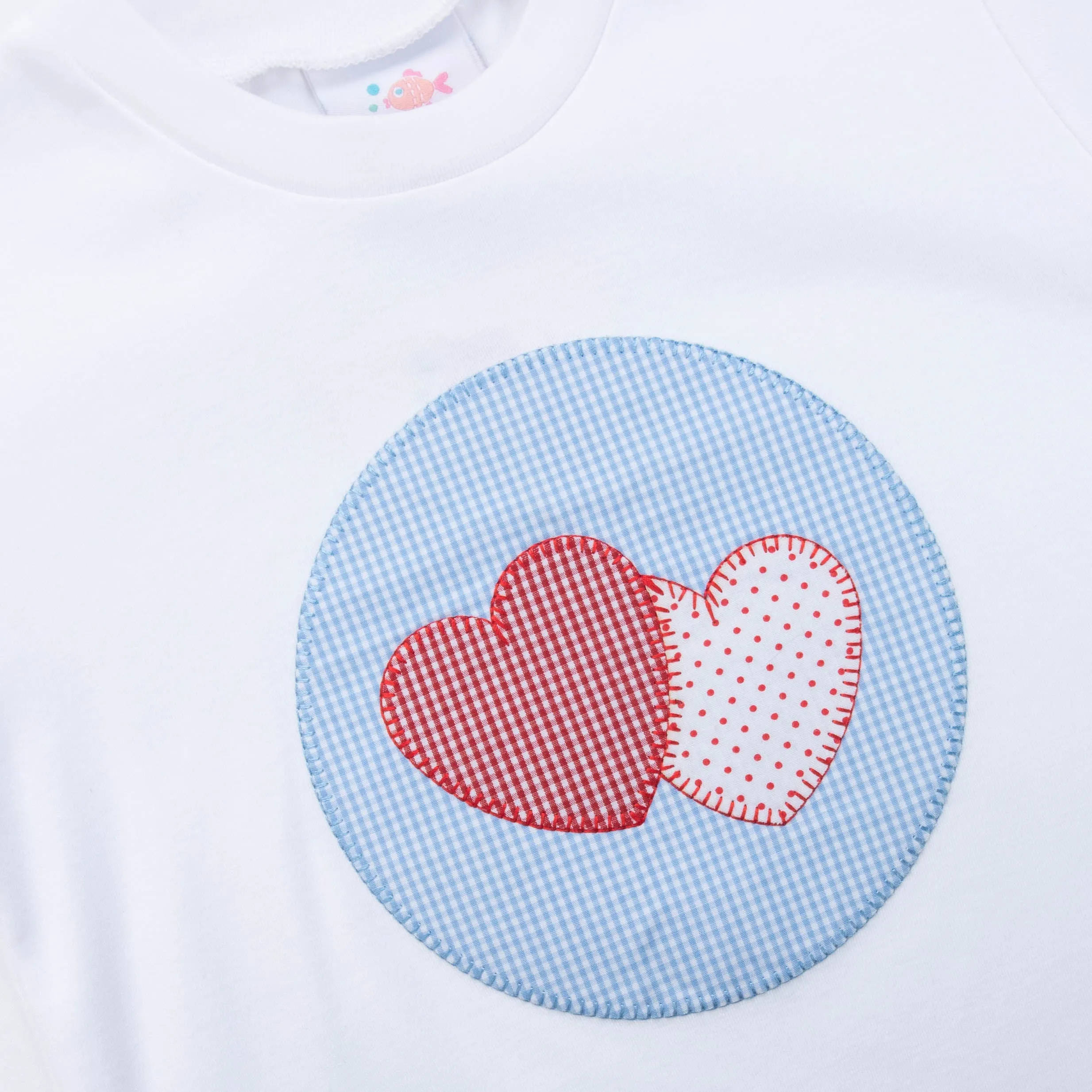 Two Hearts Pant Set, Blue