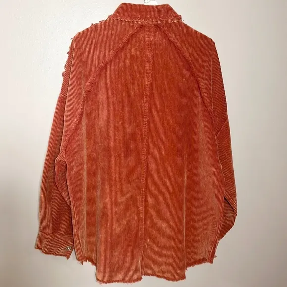 Umgee Corduroy Acid Wash Jacket
