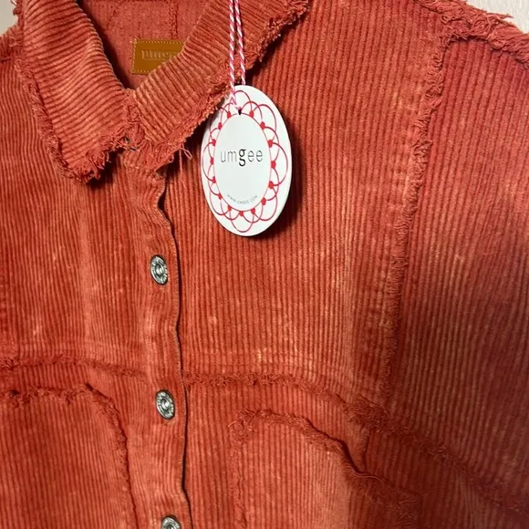 Umgee Corduroy Acid Wash Jacket
