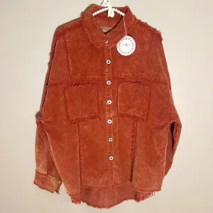 Umgee Corduroy Acid Wash Jacket