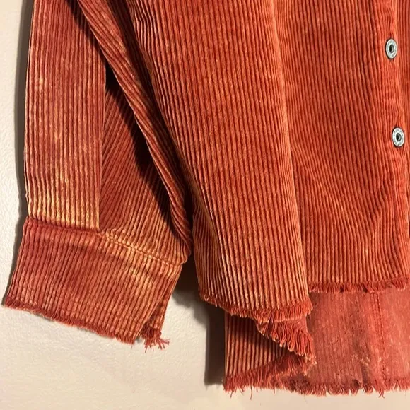 Umgee Corduroy Acid Wash Jacket