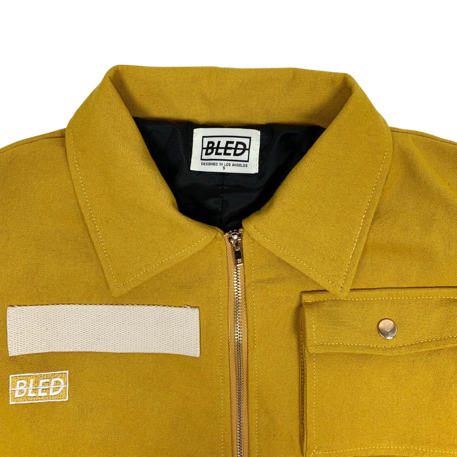 Unorthodox Cotton Twill Jacket - Mustard Yellow