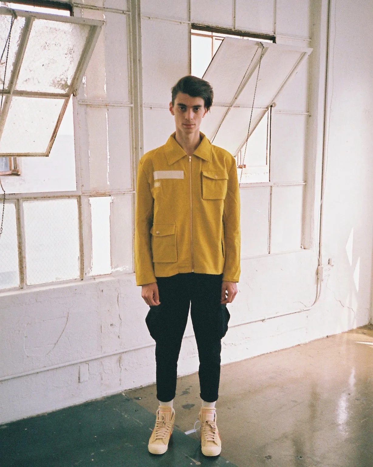 Unorthodox Cotton Twill Jacket - Mustard Yellow