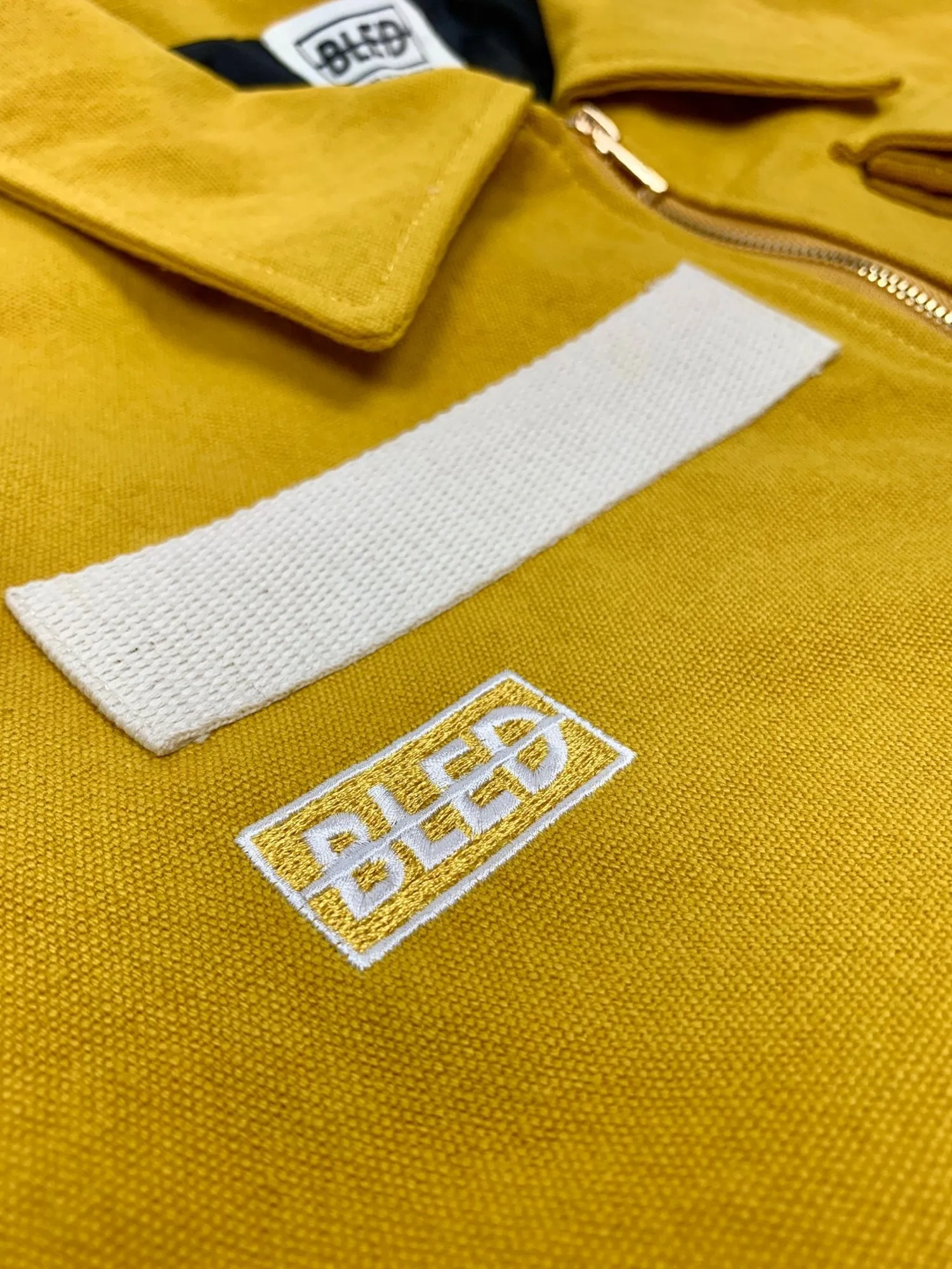 Unorthodox Cotton Twill Jacket - Mustard Yellow
