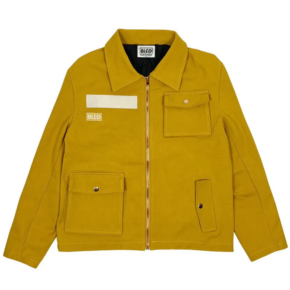 Unorthodox Cotton Twill Jacket - Mustard Yellow