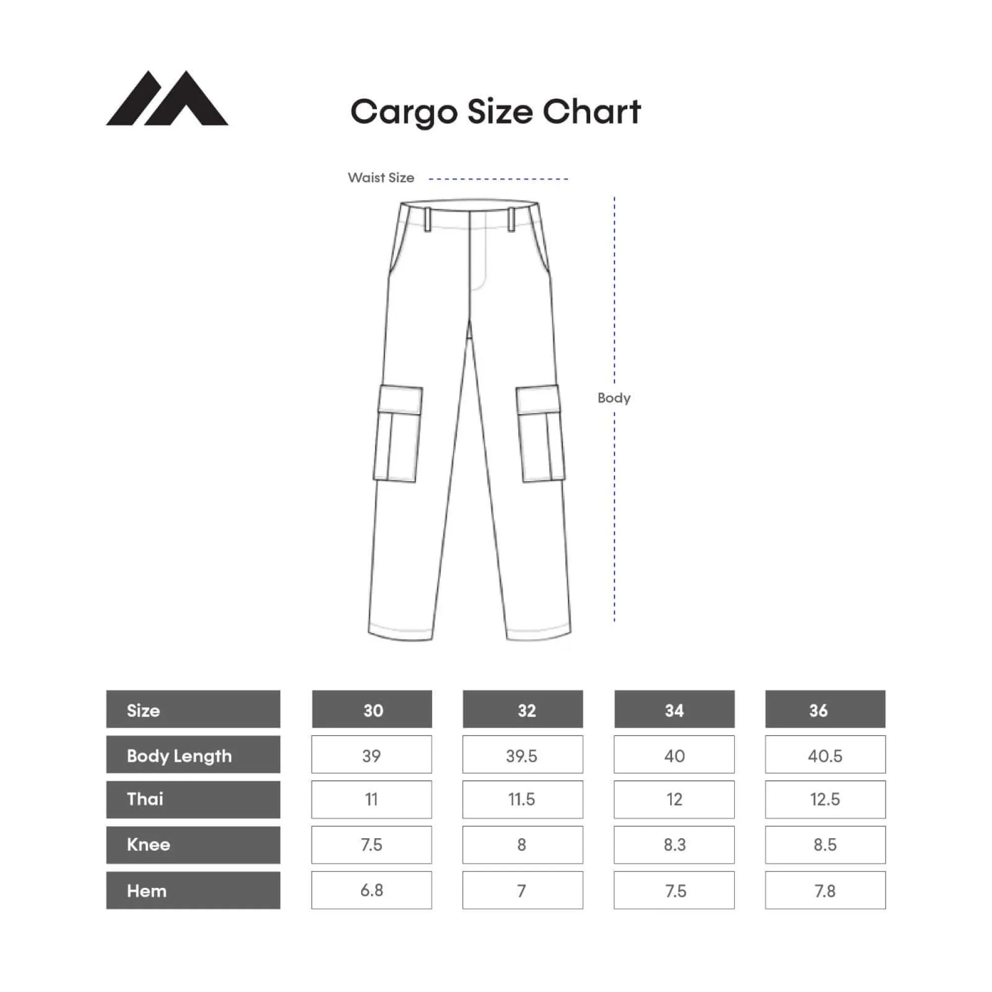 Urban7 Multi-Pocket Denim Cargo Pants - Mid Blue