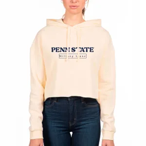 USCAPE Penn State University Old School Crop Hoodie, Bone