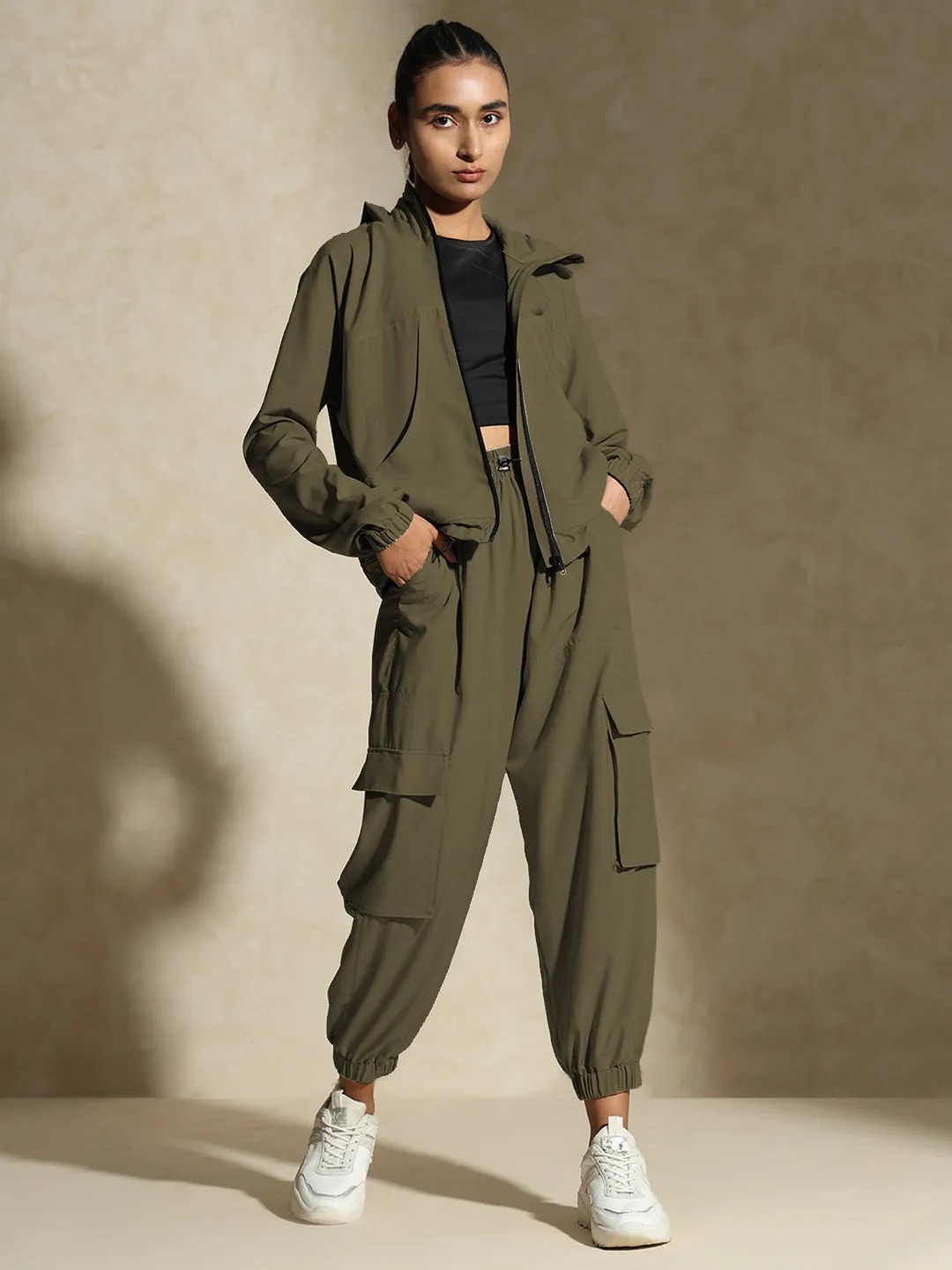 Utility Cargo Jacket Olive