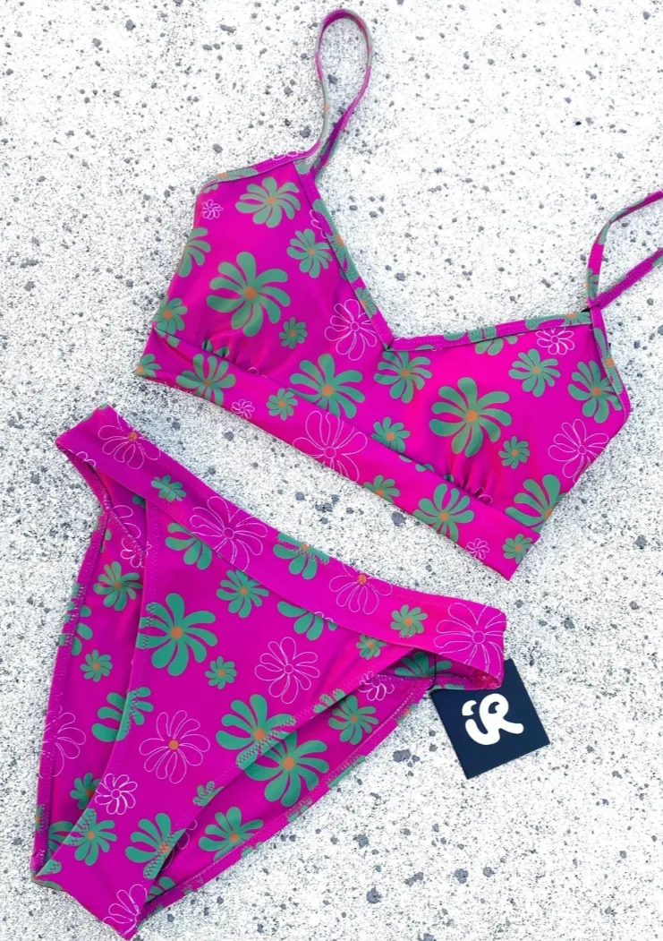 Vacay Bikini Bottoms Magenta