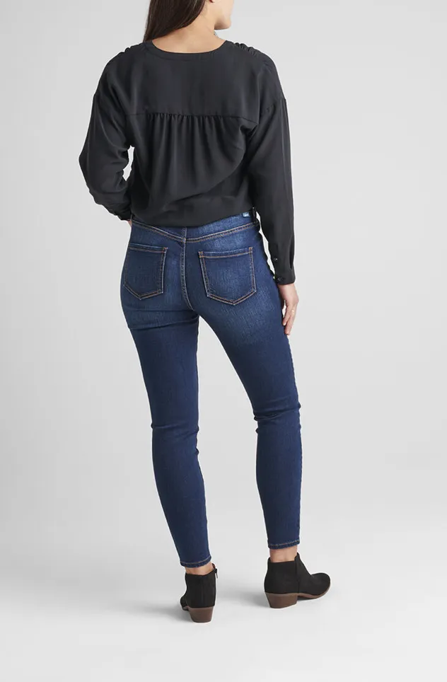 Valentina High Rise Skinny Pull-On Jeans - West Side