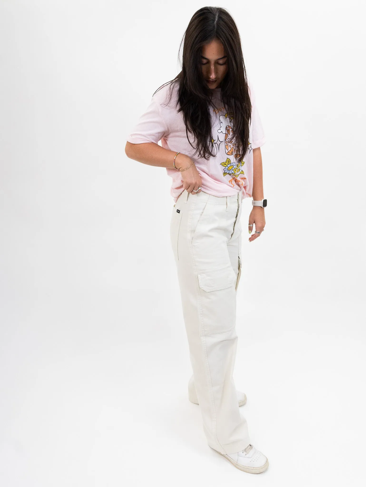 Vans Arroyo Wide Leg Cargo Pants - Turtledove