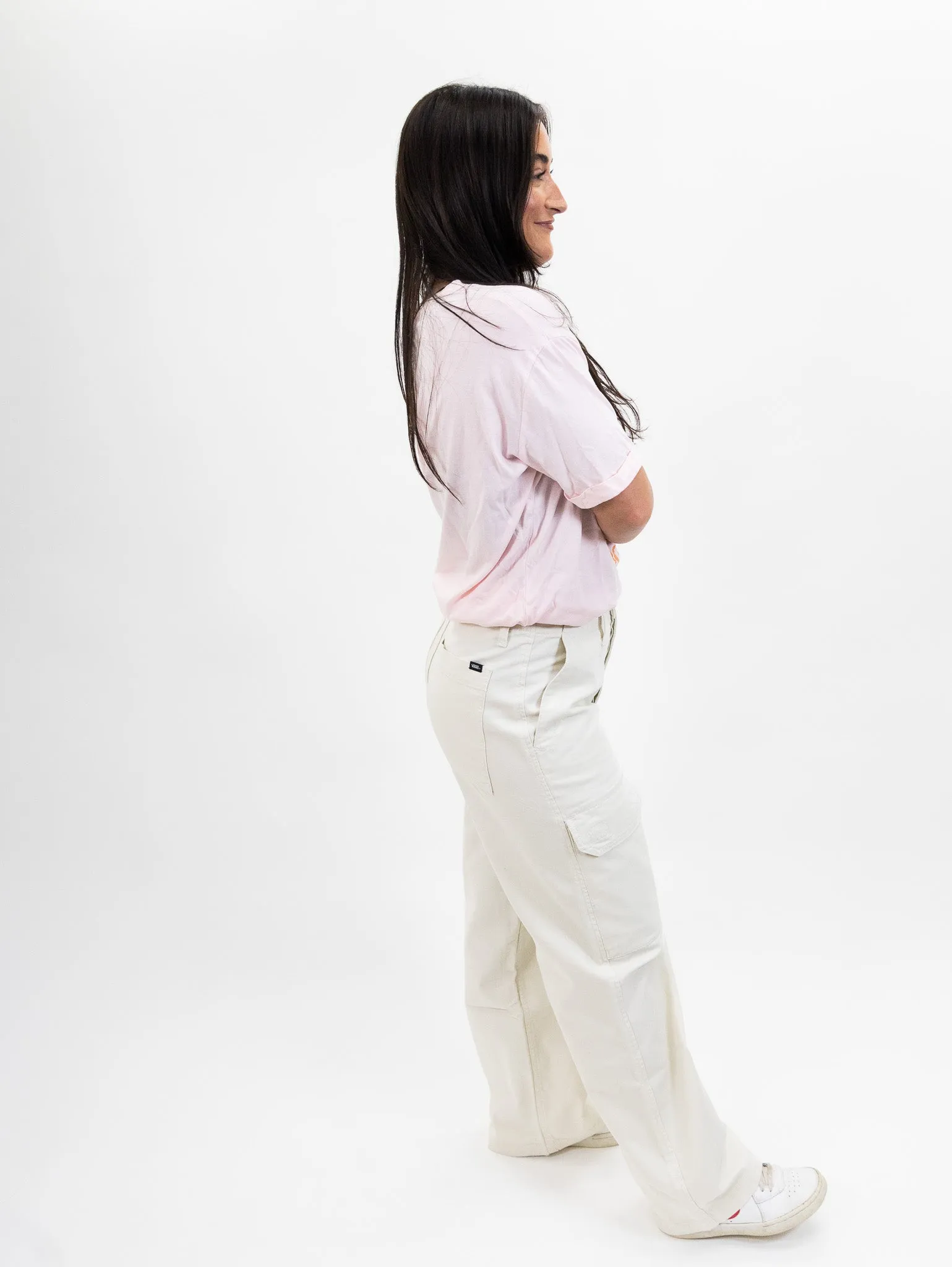 Vans Arroyo Wide Leg Cargo Pants - Turtledove