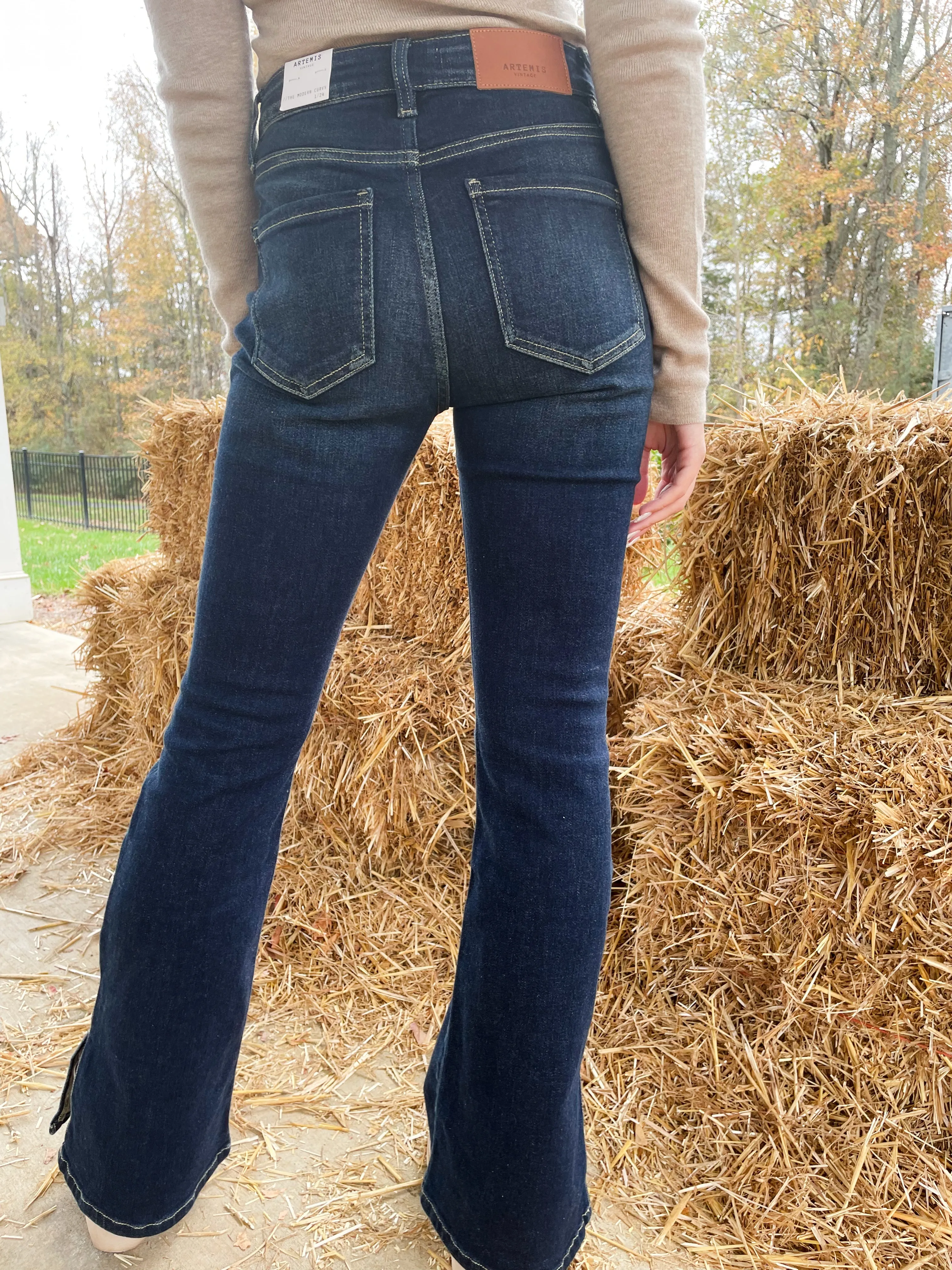 Venturing Out High Rise Flare Jean