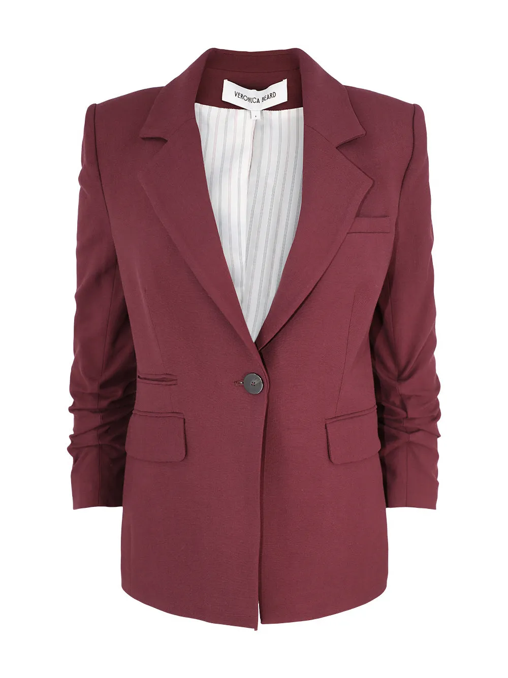 Veronica Beard Battista Dickey Jacket in Port