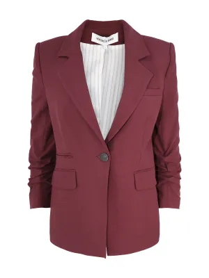 Veronica Beard Battista Dickey Jacket in Port
