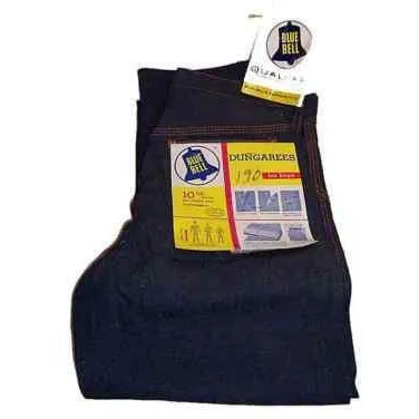 Vintage Blue Bell Denim Dungarees Deadstock Boys 50S