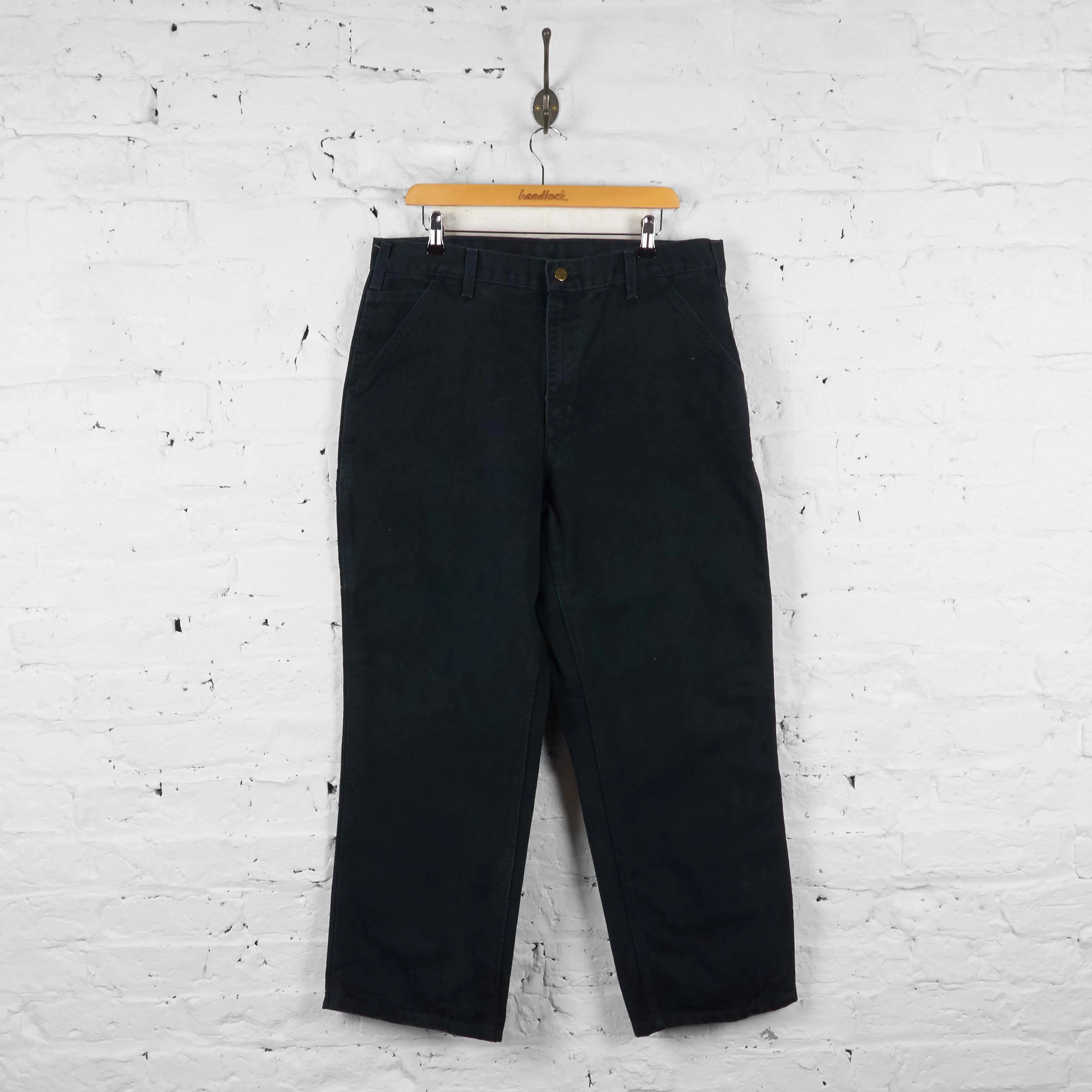 Vintage Carhartt Cargo Trousers - Black - L
