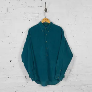 Vintage Corduroy Shirt - Green - L