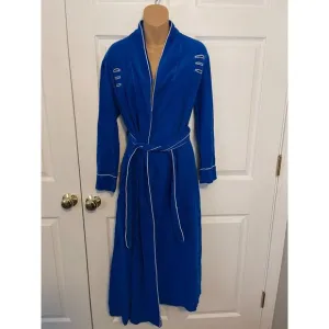 Vintage Evelyn Pearson Corduroy Robe with Pockets Size M