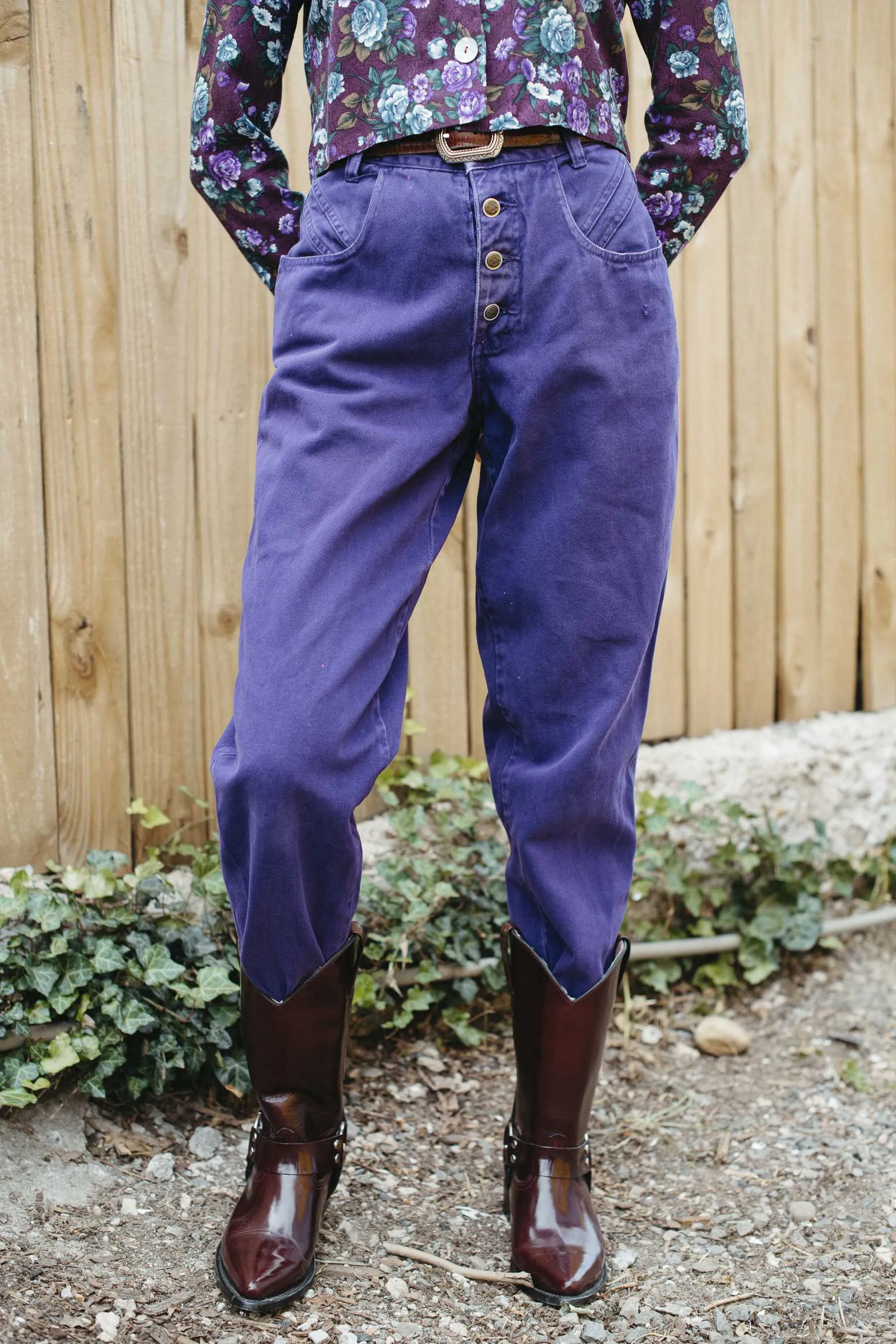 Vintage Purple Denim