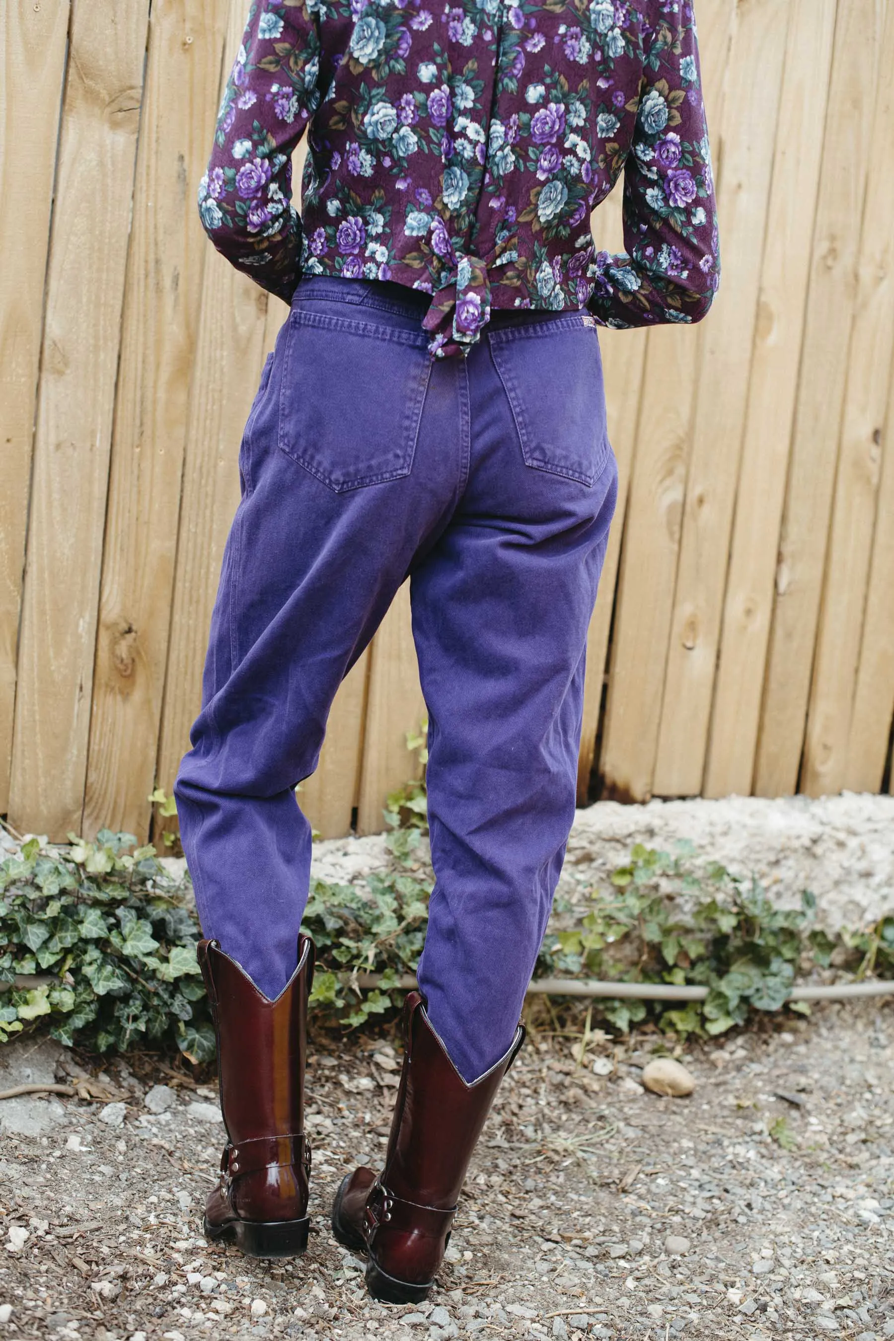 Vintage Purple Denim