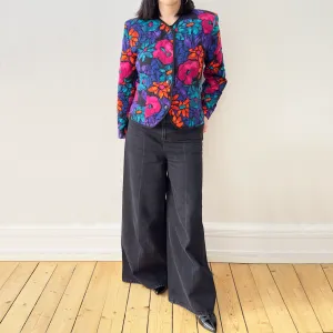 Vintage Quilted Wool Blazer - Caroline Rohmer - REPAIRED