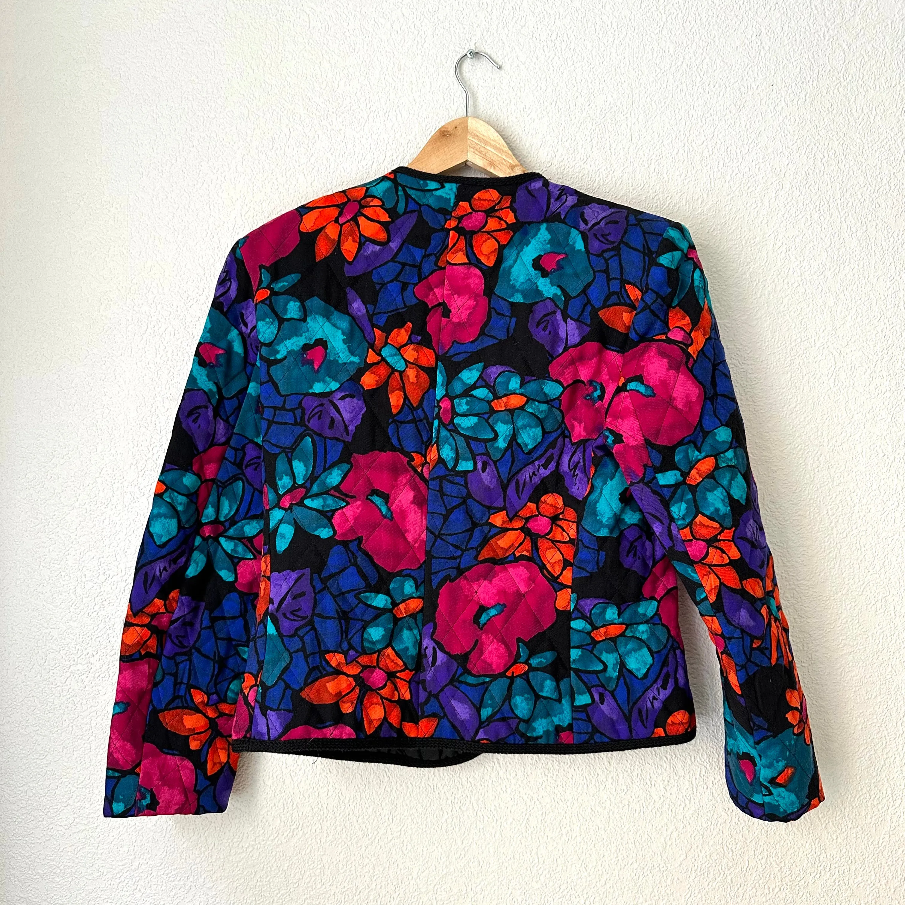 Vintage Quilted Wool Blazer - Caroline Rohmer - REPAIRED