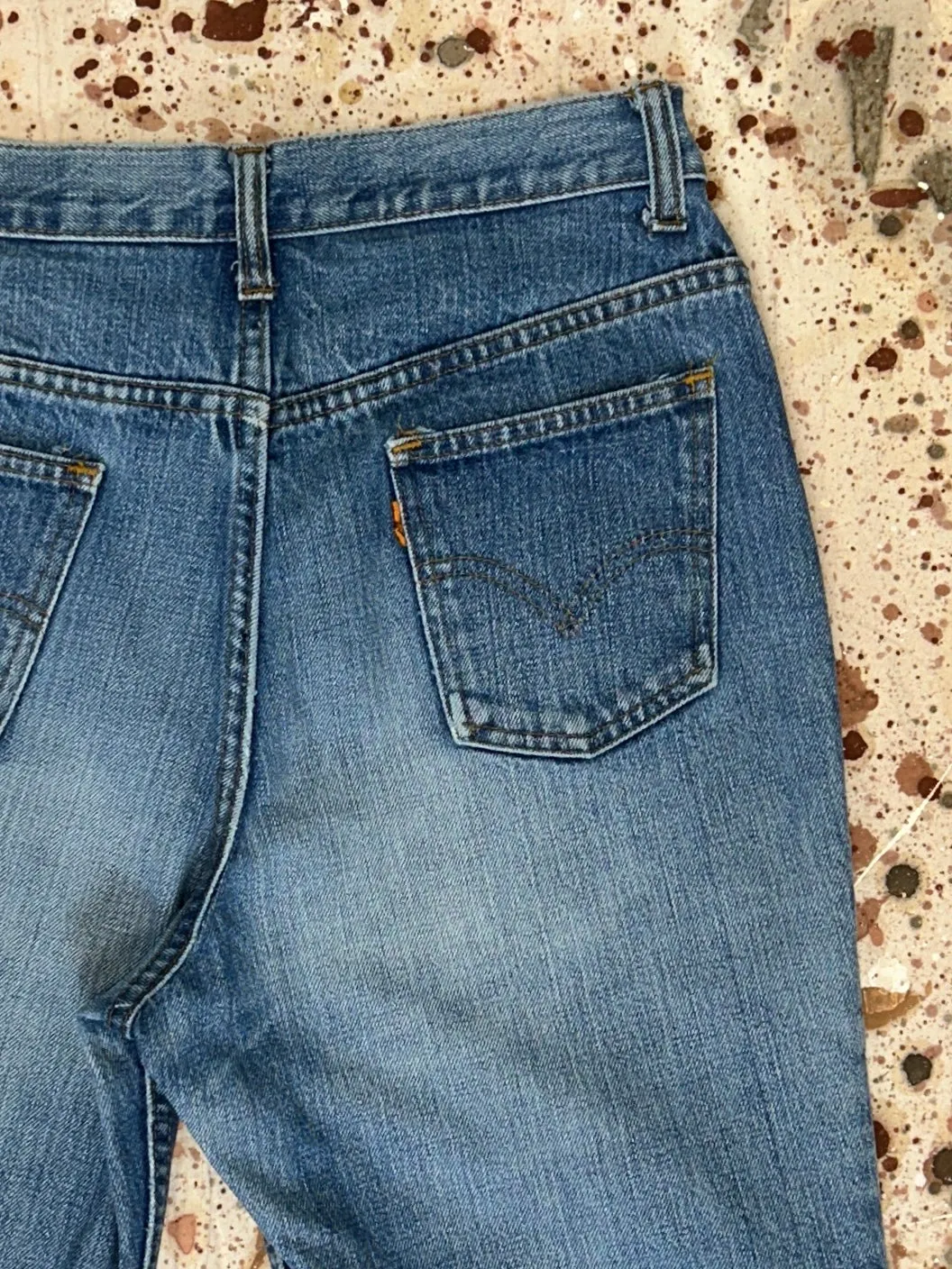Vintage USA Ladies Fit 646 Big "E" OT Super Wash Denim Bell Bottoms (JYJ0424-165)