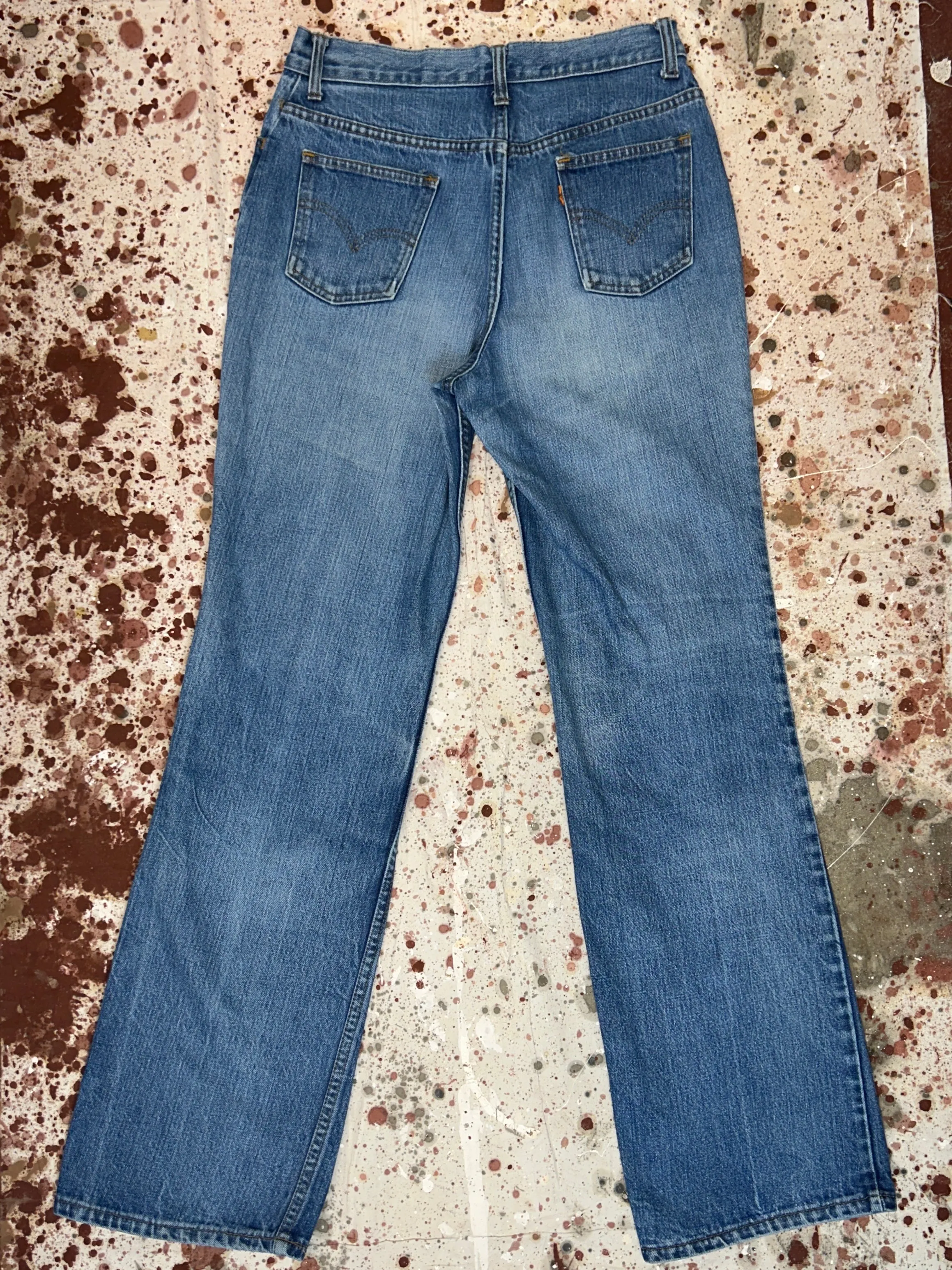 Vintage USA Ladies Fit 646 Big "E" OT Super Wash Denim Bell Bottoms (JYJ0424-165)