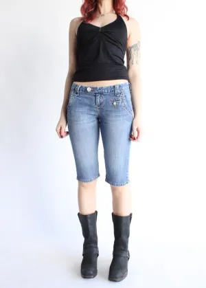 Vintage Y2K Denim Capris J0093